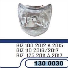 Bloco Óptico Compatível Biz-125 2011/2017/C-100 Biz 2012/2015 Foco